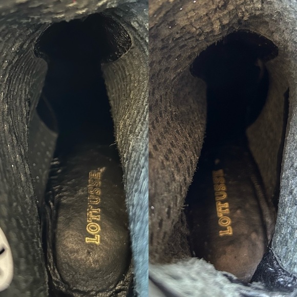 Lottusse Braided Leather  Heeled Boots with Fringe Made in Spain - Picture 11 of 12